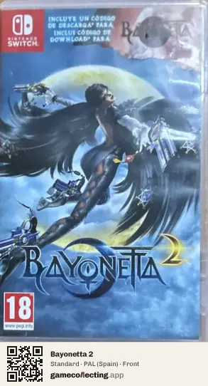 Bayonetta 2 Nintendo Switch, Spain box front
