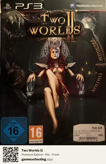 Two Worlds II PlayStation 3, PAL box front