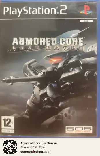 Armored Core: Last Raven PlayStation 2, PAL box front