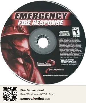 Fire Department Computer, NTSC disc