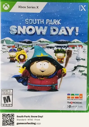 South Park: Snow Day! Xbox Series X, NTSC box front