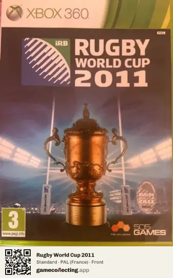 Rugby World Cup 2011 Xbox 360, France box front