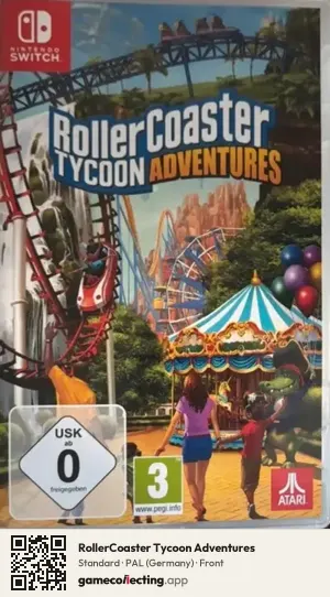 RollerCoaster Tycoon Adventures Nintendo Switch, Germany box front