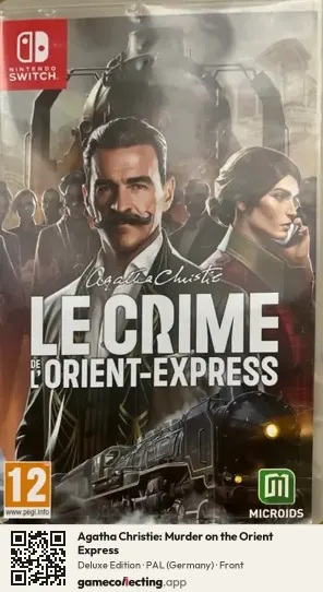 Agatha Christie: Murder on the Orient Express Nintendo Switch, Germany box front