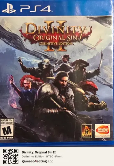 Divinity: Original Sin II PlayStation 4, NTSC box front