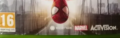 The Amazing Spider-Man 2, the PEGI square on its front