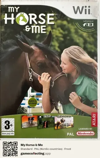 My Horse & Me Nintendo Wii, Nordic countries box front
