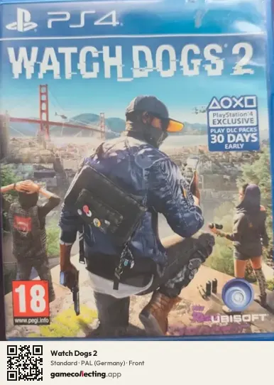 Watch Dogs 2 PlayStation 4, Germany box front