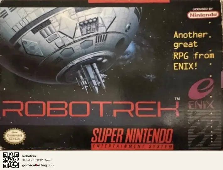 Robotrek Super Nintendo Entertainment System, NTSC box front