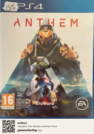 Anthem PlayStation 4, Nordic countries box front