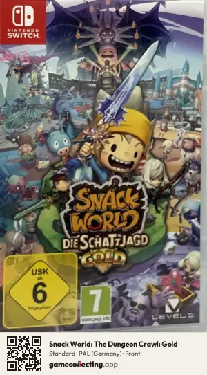 Snack World: The Dungeon Crawl: Gold Nintendo Switch, Germany box front