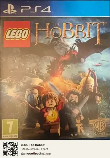 LEGO The Hobbit PlayStation 4, Australia box front