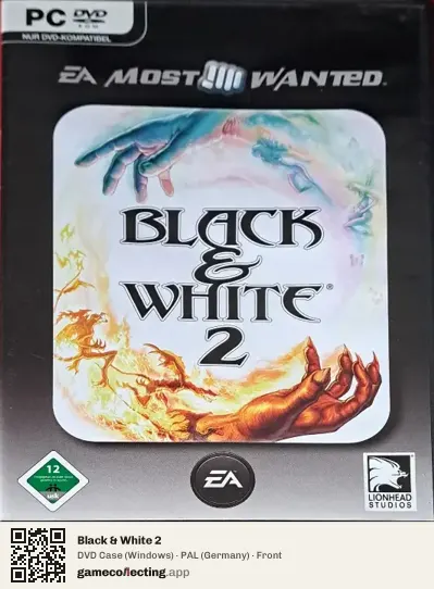 Black & White 2 Computer, Germany box front