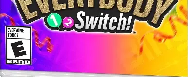 Everybody 1-2-Switch!, the ESRB box on its front