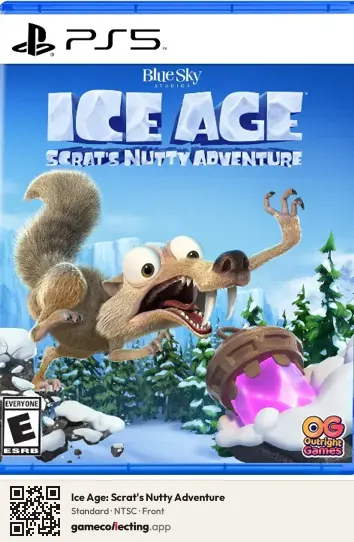 Ice Age: Scrat's Nutty Adventure PlayStation 5, NTSC box front