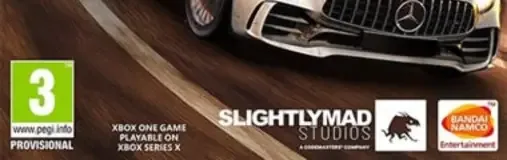 Project CARS 3, the PEGI square on its front