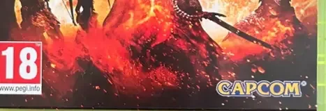 Dragon's Dogma: Dark Arisen, the PEGI square on its front