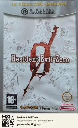 Resident Evil Zero Nintendo GameCube, France box front
