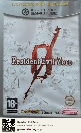 Resident Evil Zero Nintendo GameCube, France box front