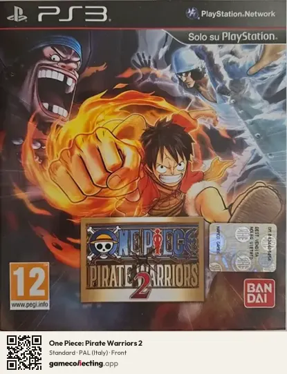 One Piece: Pirate Warriors 2 PlayStation 3, Italy box front