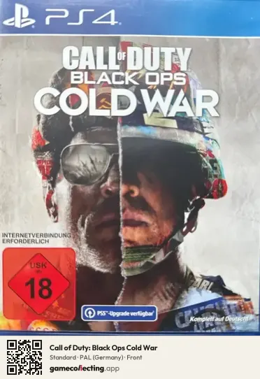 Call of Duty: Black Ops Cold War PlayStation 4, Germany box front