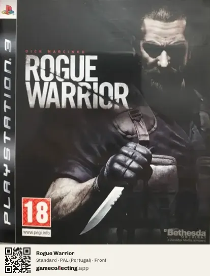 Rogue Warrior PlayStation 3, Portugal box front