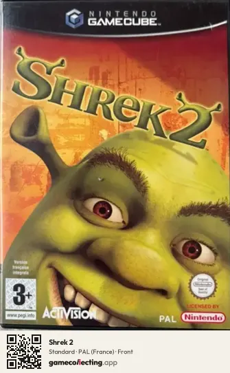 Shrek 2 Nintendo GameCube, France box front