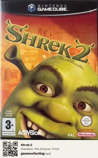 Shrek 2 Nintendo GameCube, France box front