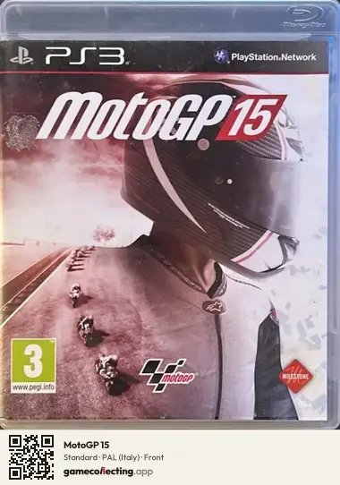 MotoGP 15 PlayStation 3, Italy box front