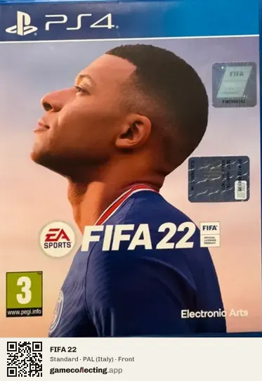 FIFA 22 PlayStation 4, Italy box front