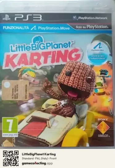LittleBigPlanet Karting PlayStation 3, Italy box front