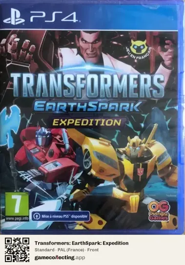 Transformers: EarthSpark: Expedition PlayStation 4, France box front
