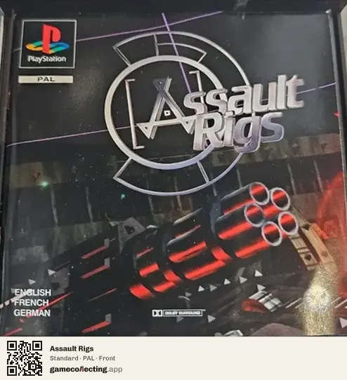 Assault Rigs PlayStation, PAL box front