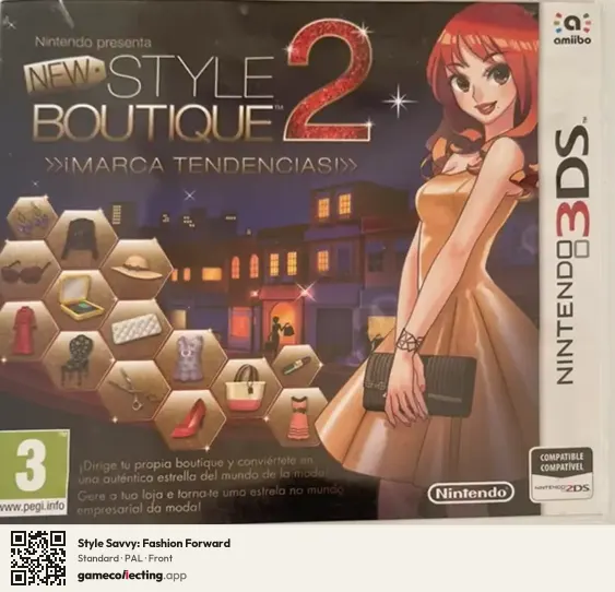 Style Savvy: Fashion Forward Nintendo 3DS, PAL box front