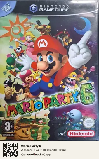 Mario Party 6 Nintendo GameCube, Netherlands box front
