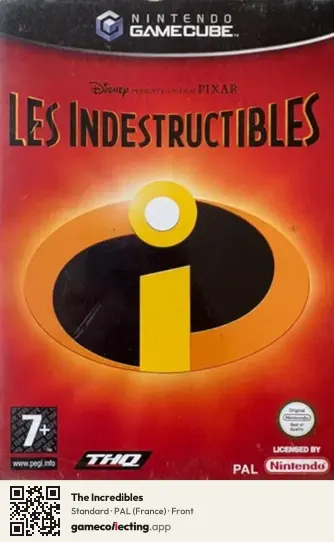 The Incredibles Nintendo GameCube, France box front