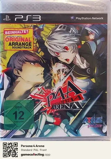 Persona 4 Arena PlayStation 3, PAL box front