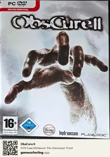 ObsCure II Computer, Germany box front