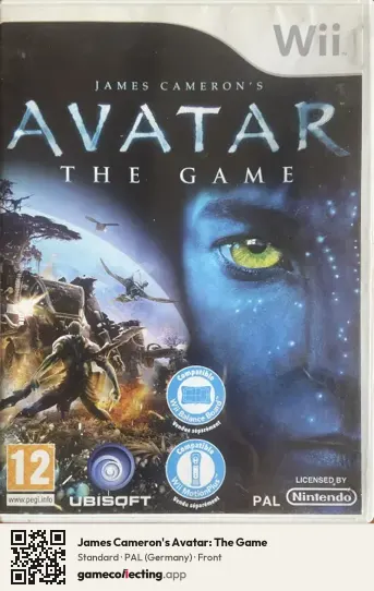 James Cameron's Avatar: The Game Nintendo Wii, Germany box front