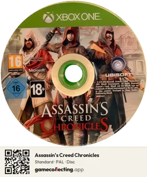 Assassin's Creed Chronicles Xbox One, PAL disc