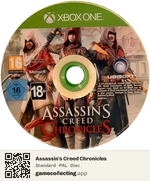 Assassin's Creed Chronicles Xbox One, PAL disc