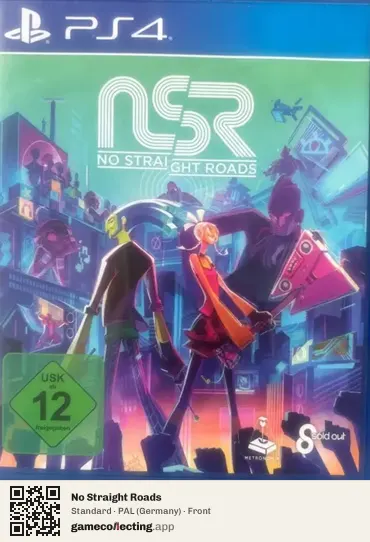 No Straight Roads PlayStation 4, Germany box front