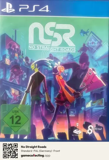 No Straight Roads PlayStation 4, Germany box front