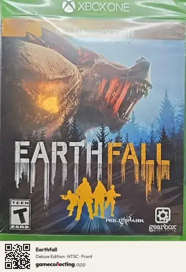 Earthfall Xbox One, NTSC box front