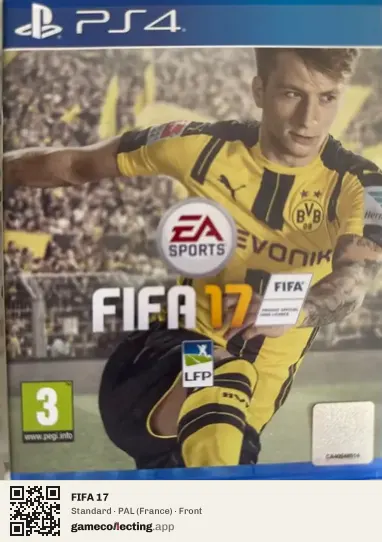 FIFA 17 PlayStation 4, France box front