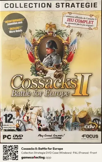 Cossacks II: Battle for Europe Computer, France box front