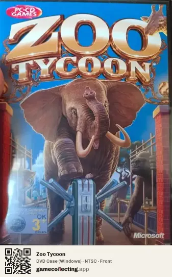 Zoo Tycoon Computer, NTSC box front