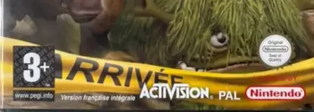 Shrek Smash n' Crash Racing, the PEGI square on its front
