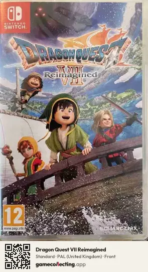 Dragon Quest VII Reimagined Nintendo Switch, United Kingdom box front