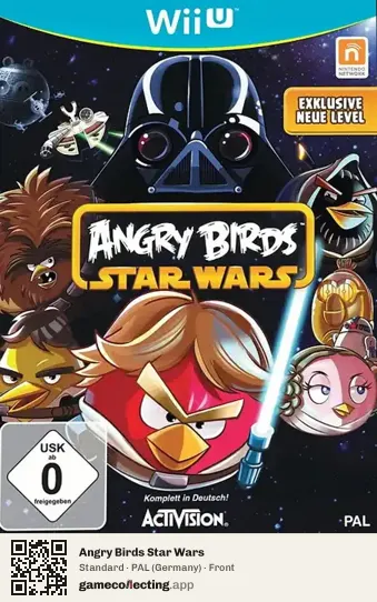Angry Birds Star Wars Nintendo Wii U, Germany box front